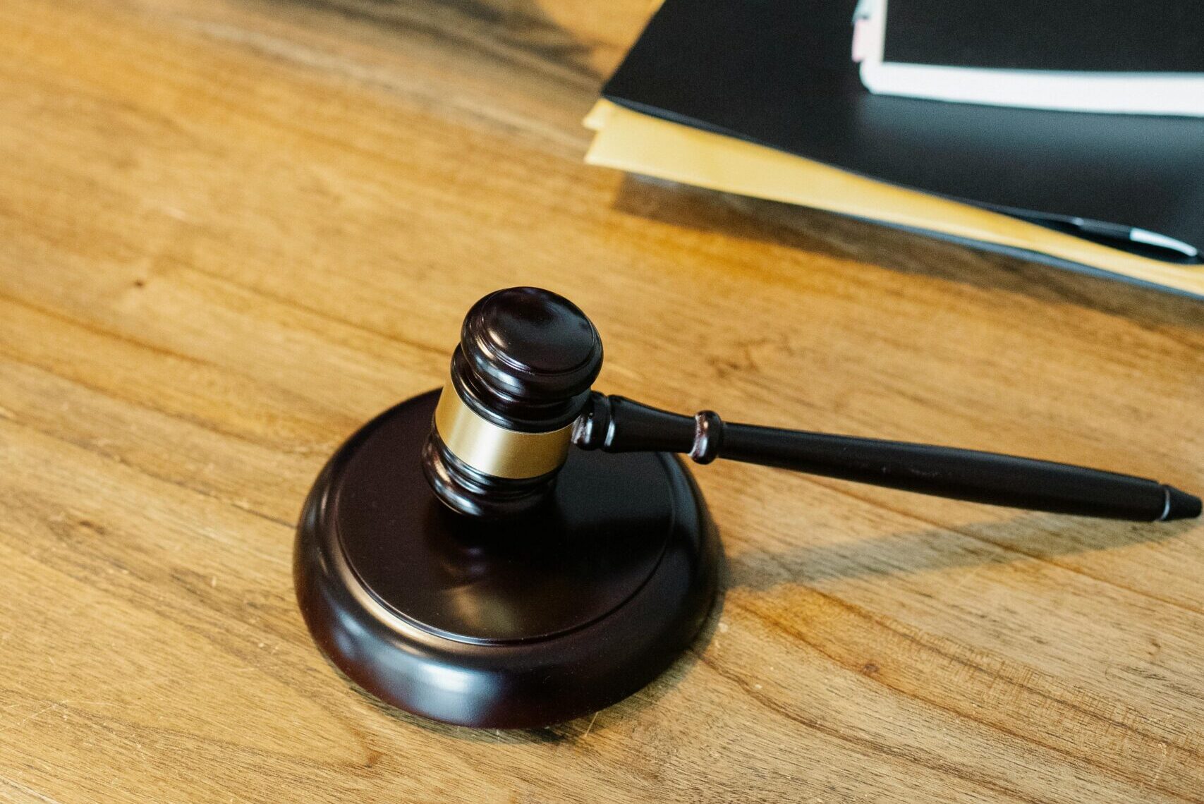 Legal consultation table with documents